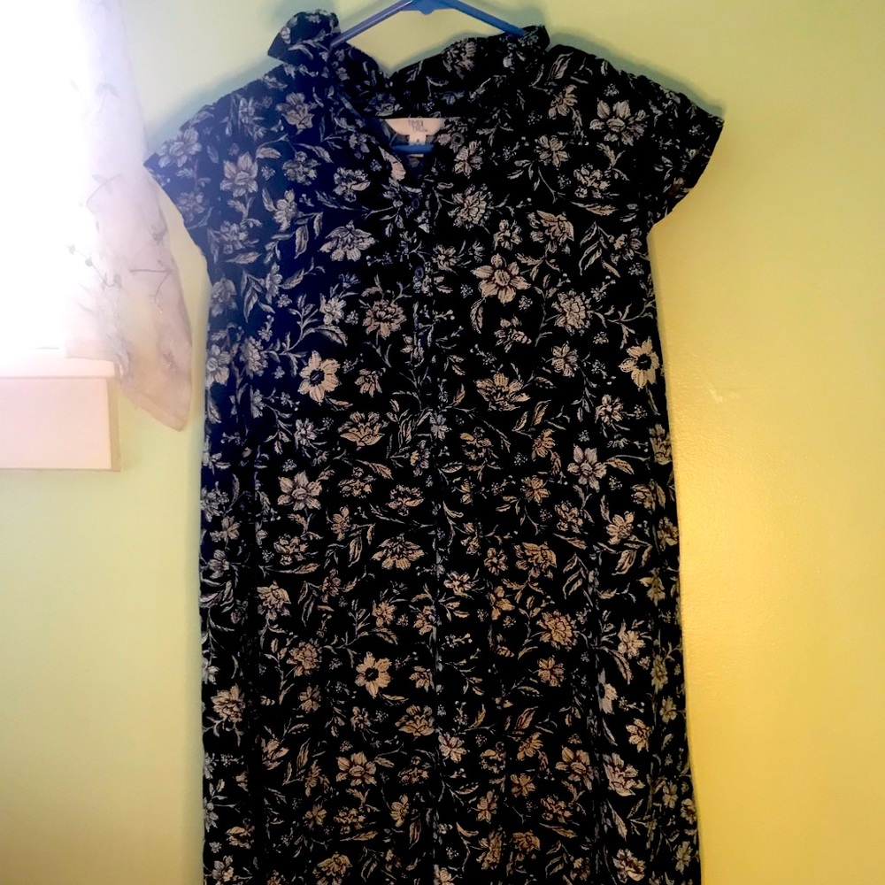 Cropped sleeves mini dress